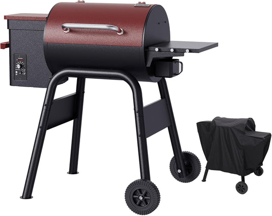 Pellet Grill Smoker With PID Temperature Regulation-0