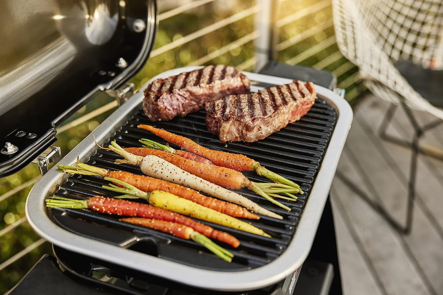 Weber Lumin Ultracompact Electric Outdoor Grill Black-2