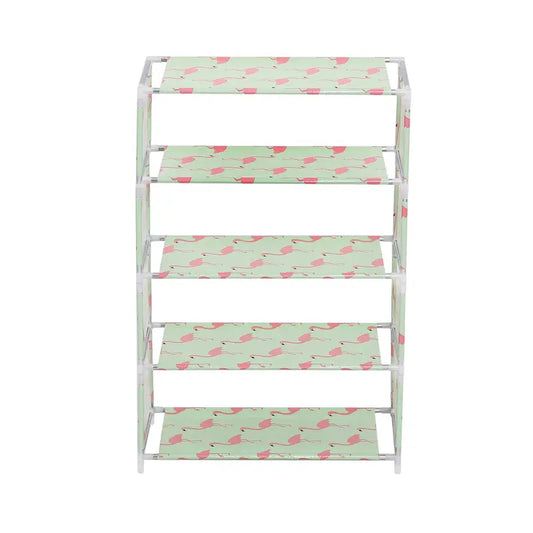 Simplify your life with this Non-Woven Dustproof Shoe Rack