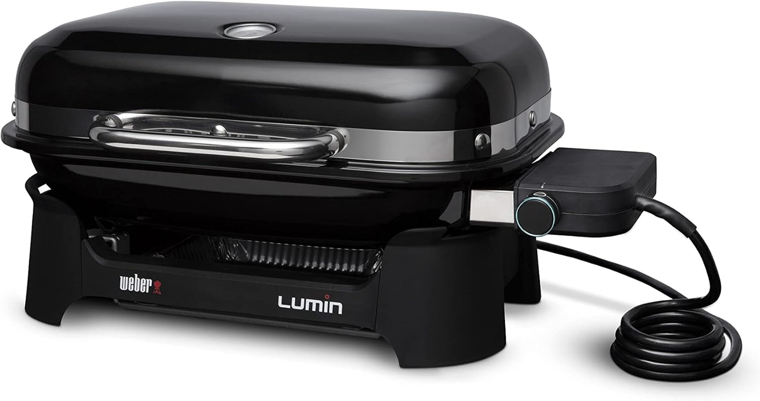 Weber Lumin Ultracompact Electric Outdoor Grill Black-0
