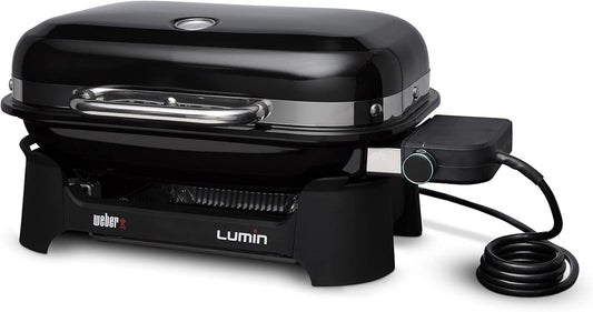 Weber Lumin Ultracompact Electric Outdoor Grill Black-0