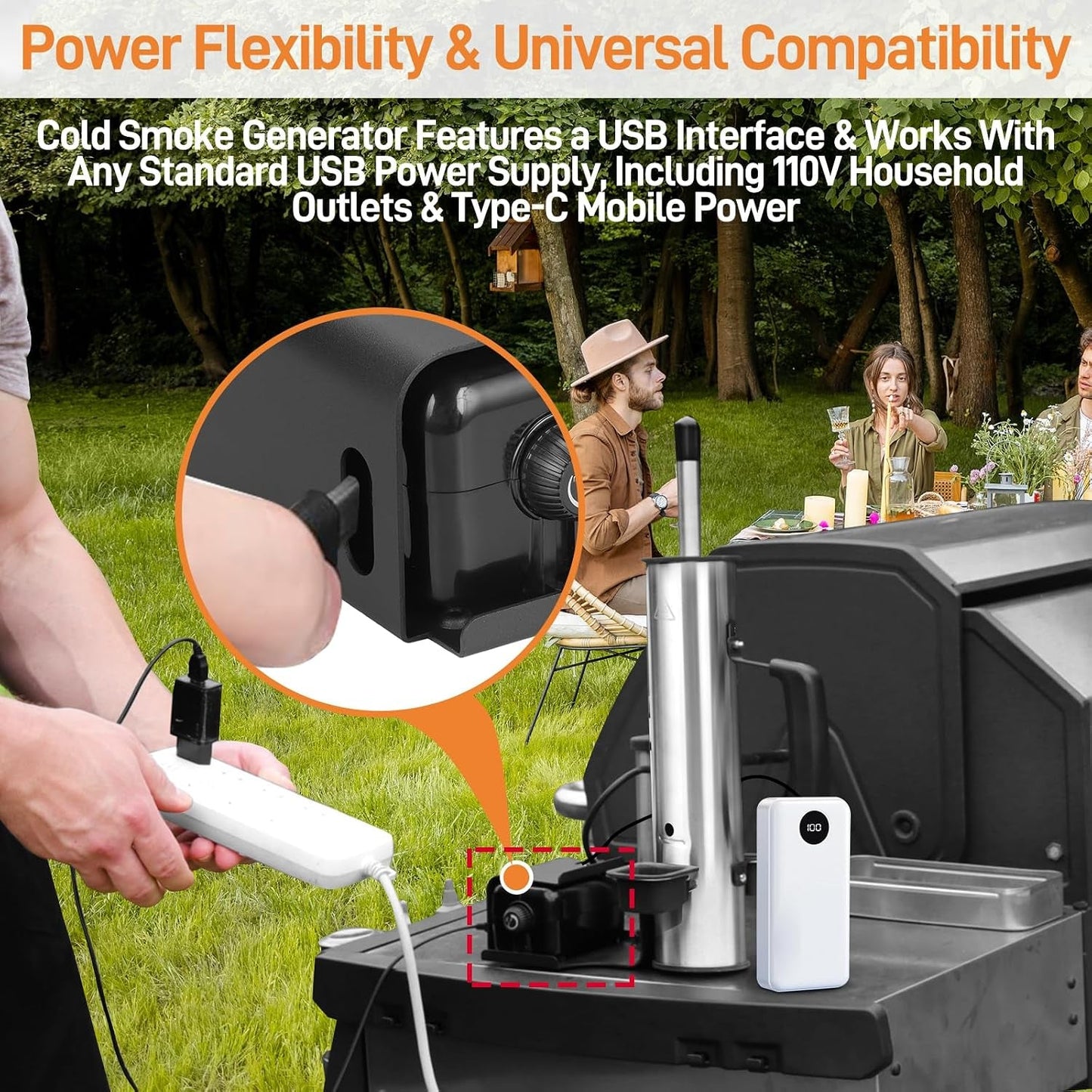 Portable Pellet Smoke Generator With Adjustable Control-2