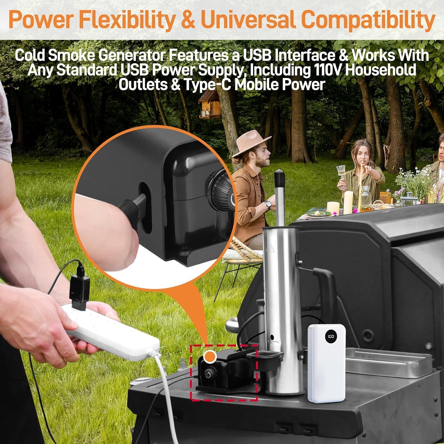 Portable Pellet Smoke Generator With Adjustable Control-2