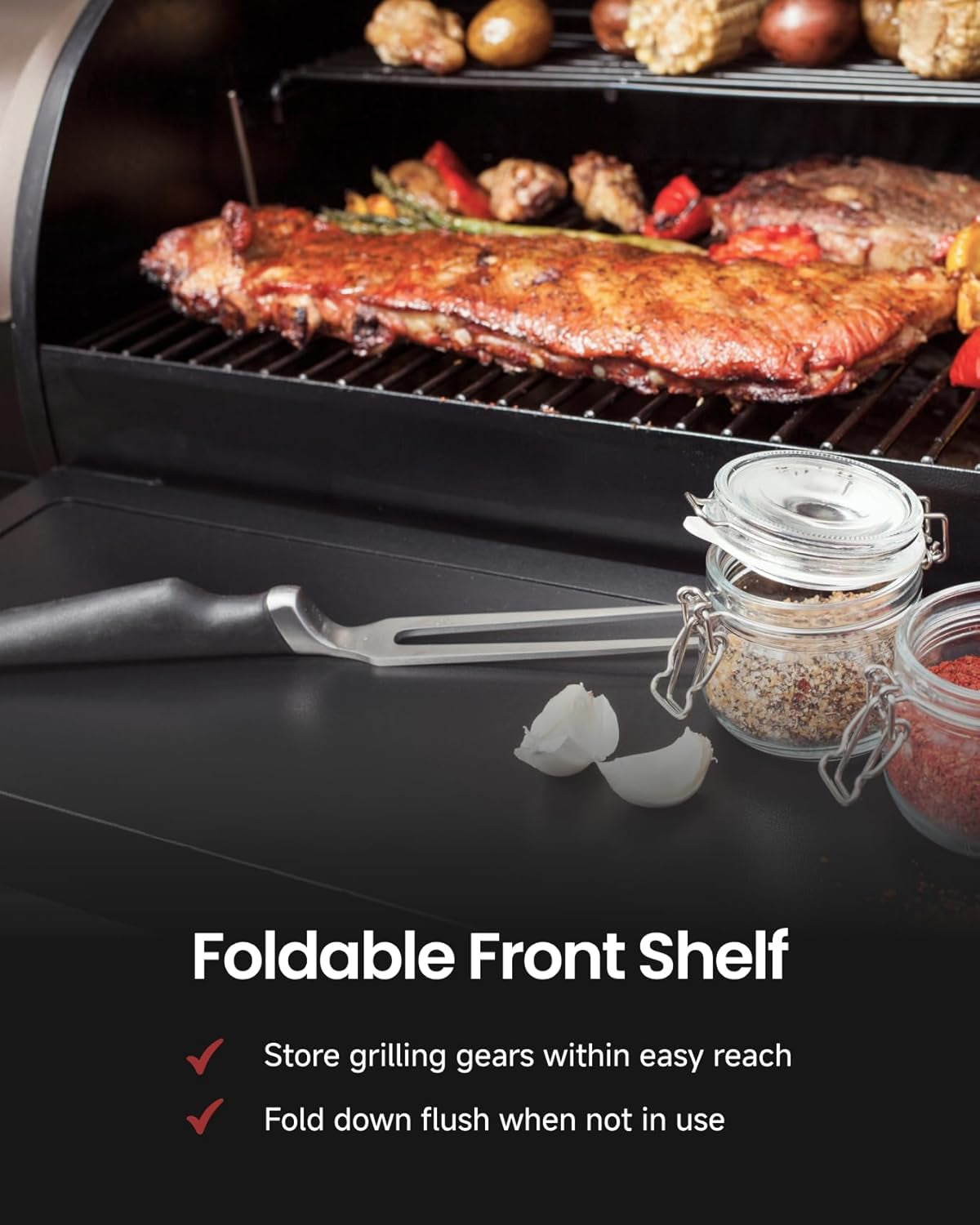 Wood Pellet Grill With PID V3.0 CookingArea459SqIn-3