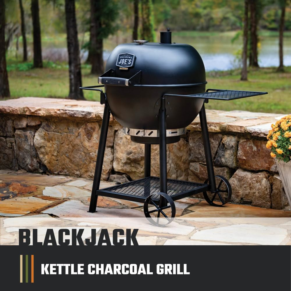 Kettle Charcoal Grill 21 Inch Black IndustrialStrength-1