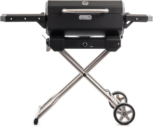Portable Charcoal Grill Smoker With Analog Control-0