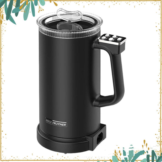 Electric Milk Frother for Coffee & Lattes – Hot & Cold Frothing-0