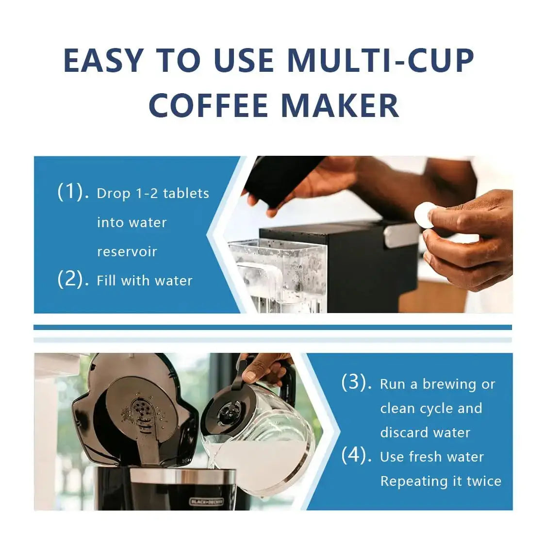 Coffee Machine Cleaning Tablets – Descaler for Espresso & Automatic Machines-4