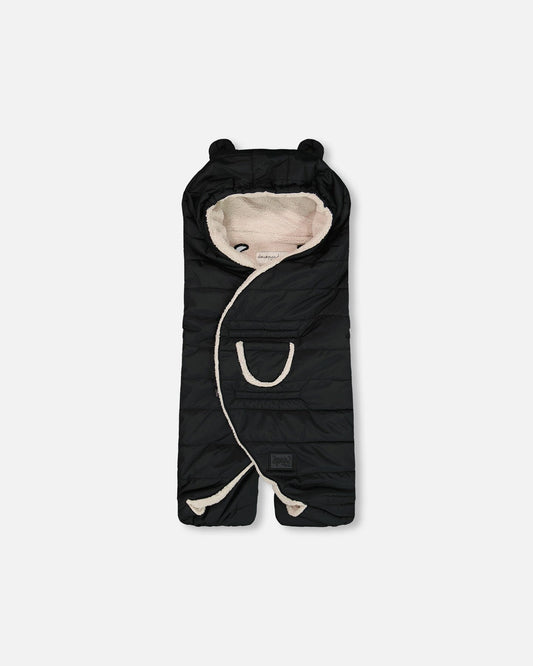 Snugly Baby Wrap Designed For Car Seat And Stroller Black-0