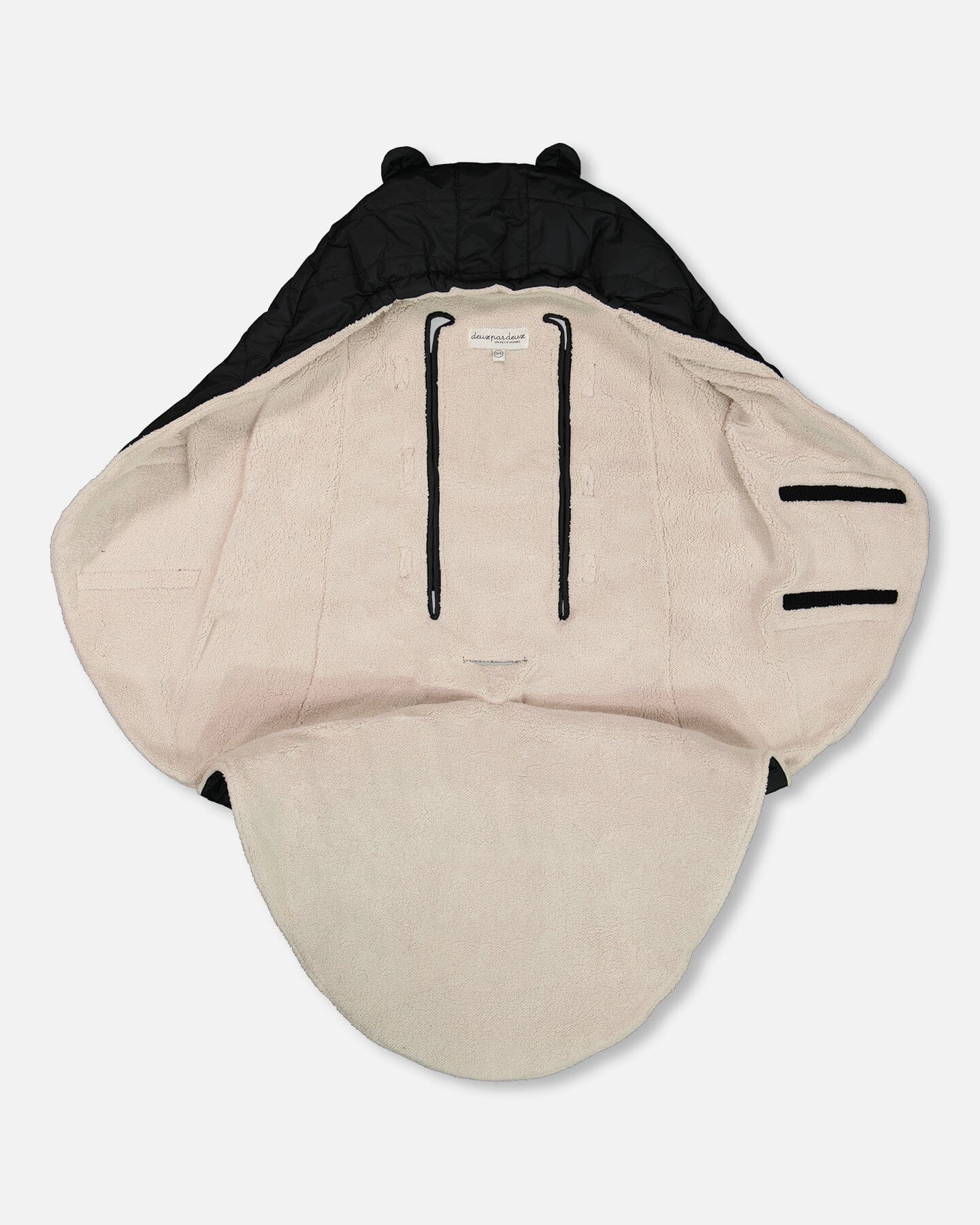 Snugly Baby Wrap Designed For Car Seat And Stroller Black-2