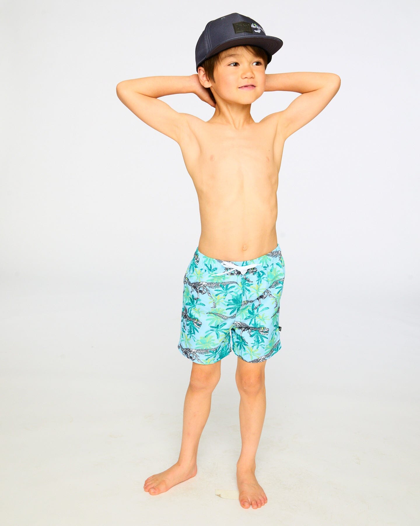 Boardshorts Blue Skeleton Print-2