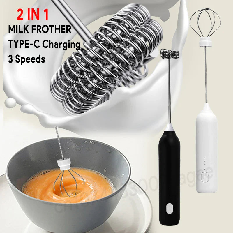 USB 3-Speed Milk Frother-0