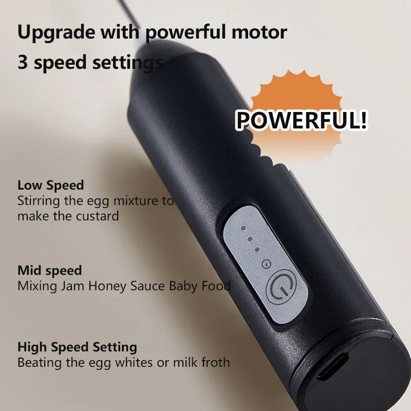 USB 3-Speed Milk Frother-3