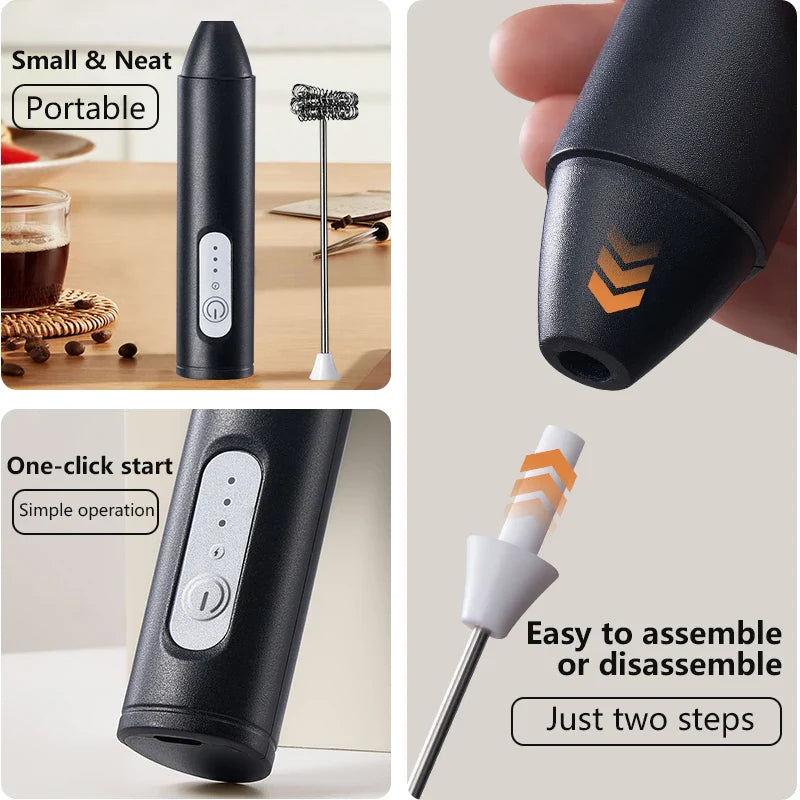 USB 3-Speed Milk Frother-4