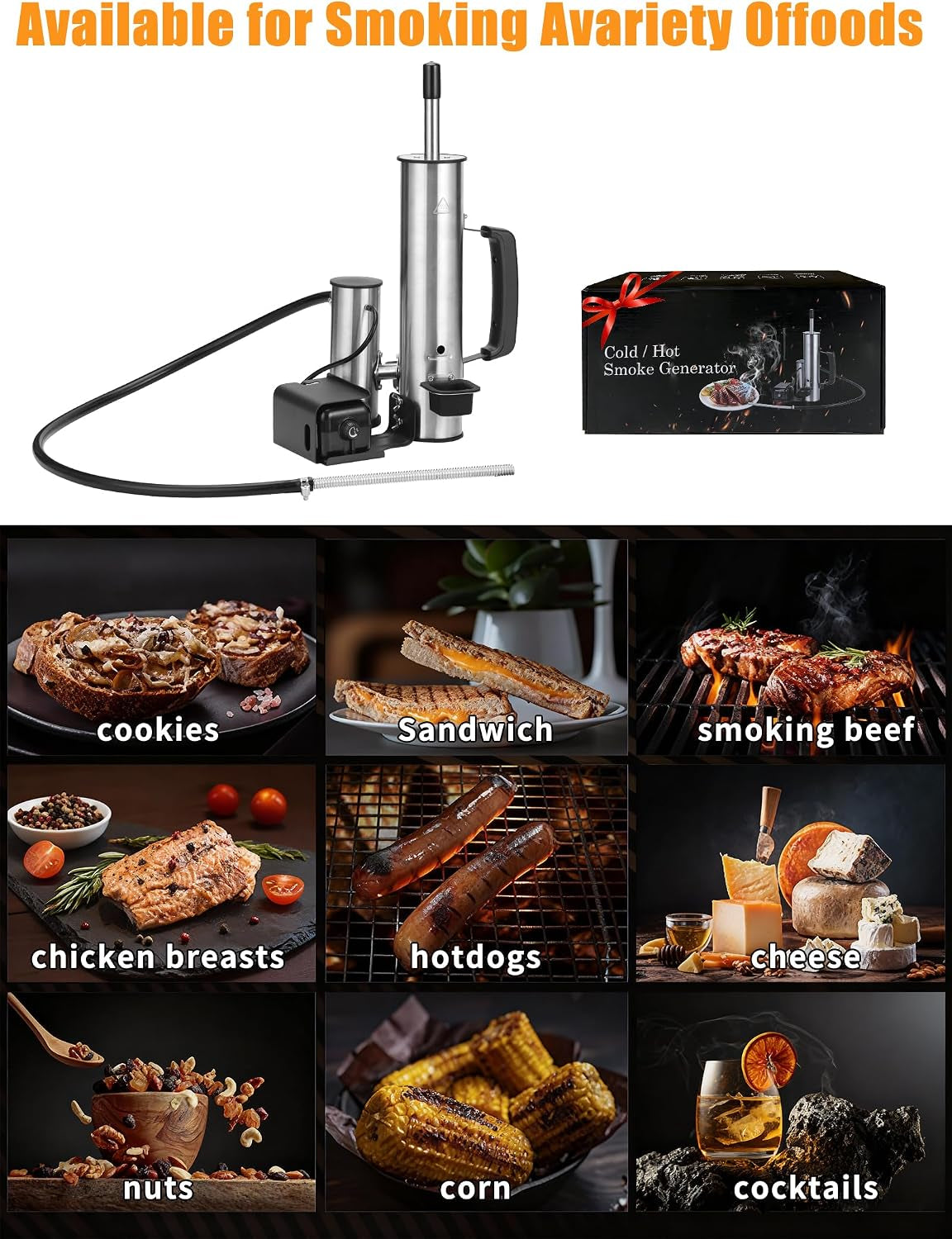 Portable Cordless Cold Smoke Generator Tube Upgrade-3