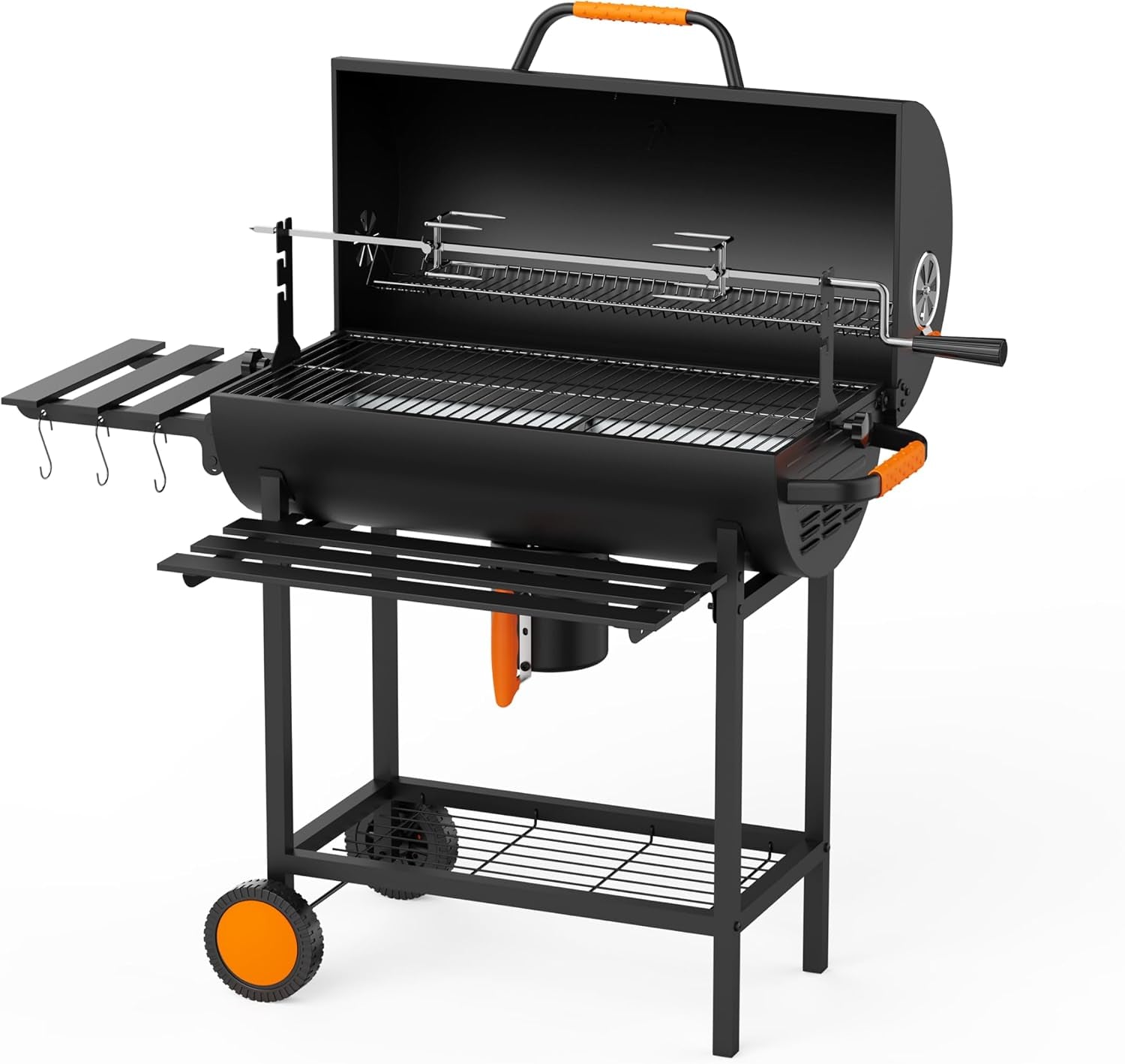 29 Inches Charcoal Grill Heavy Duty RotisserieAttachment-0