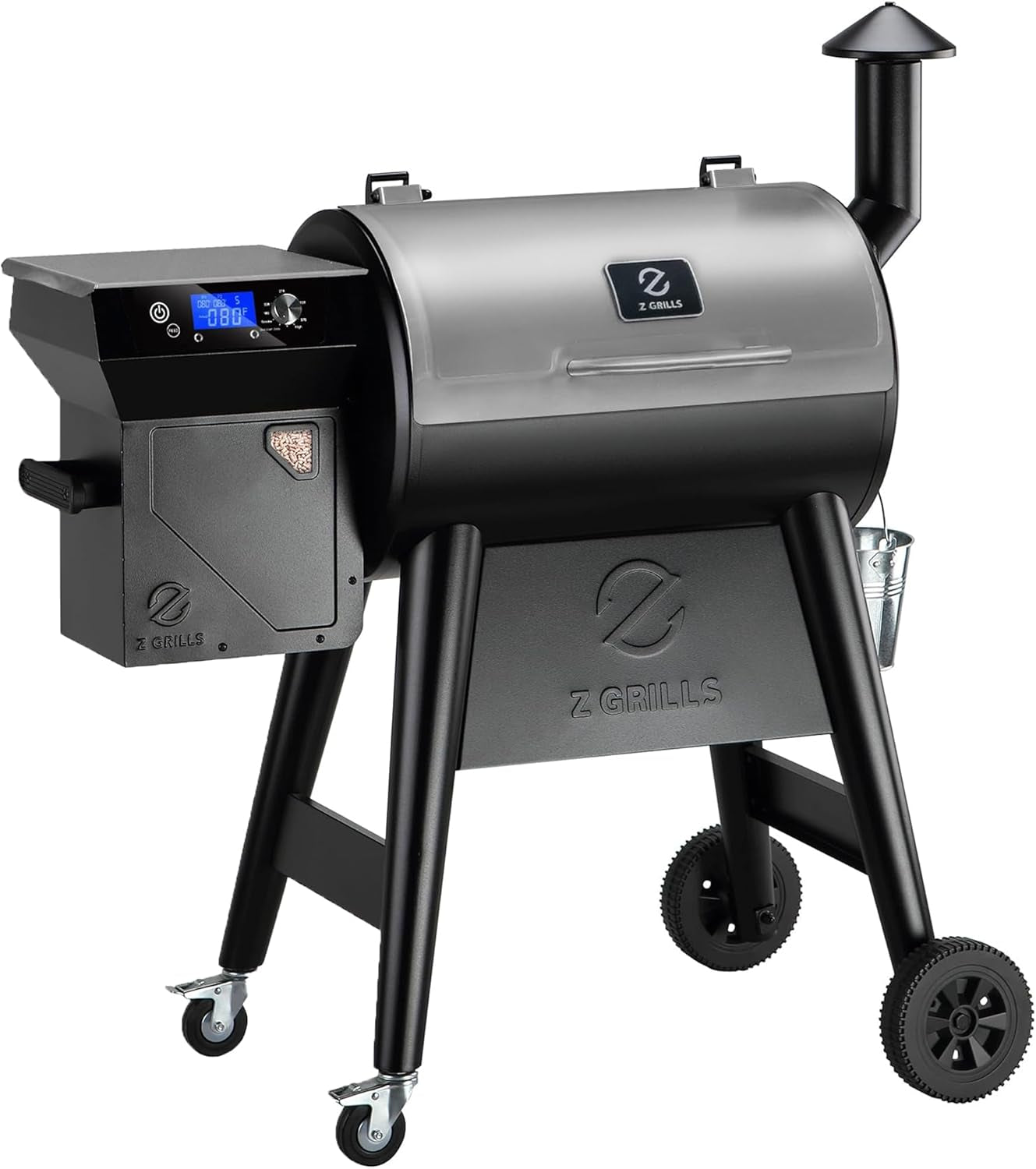 Electric Wood Pellet Grill Smoker Programmable PID-0
