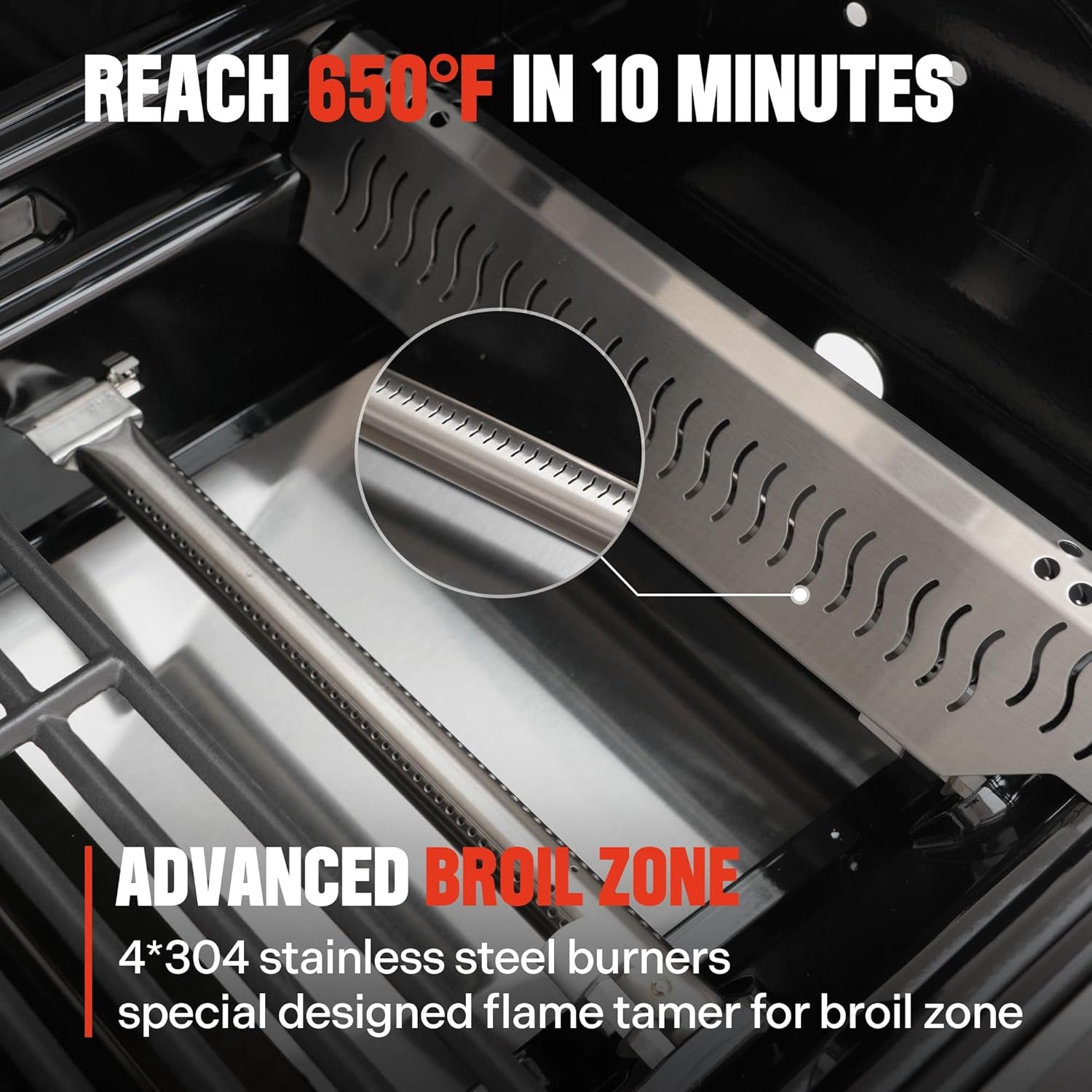 4 Burner Propane Gas Grill Stainless OutdoorPatioArea-2